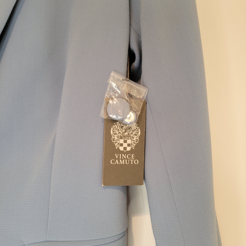 VINCE CAMUTO Sky Blue Blazer NWT Sz 10 - Picture 5 of 13
